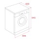 DRYER FREESTANDING 60CM  SHK 70840 (8KG/ D / ΑΦΗΣ)